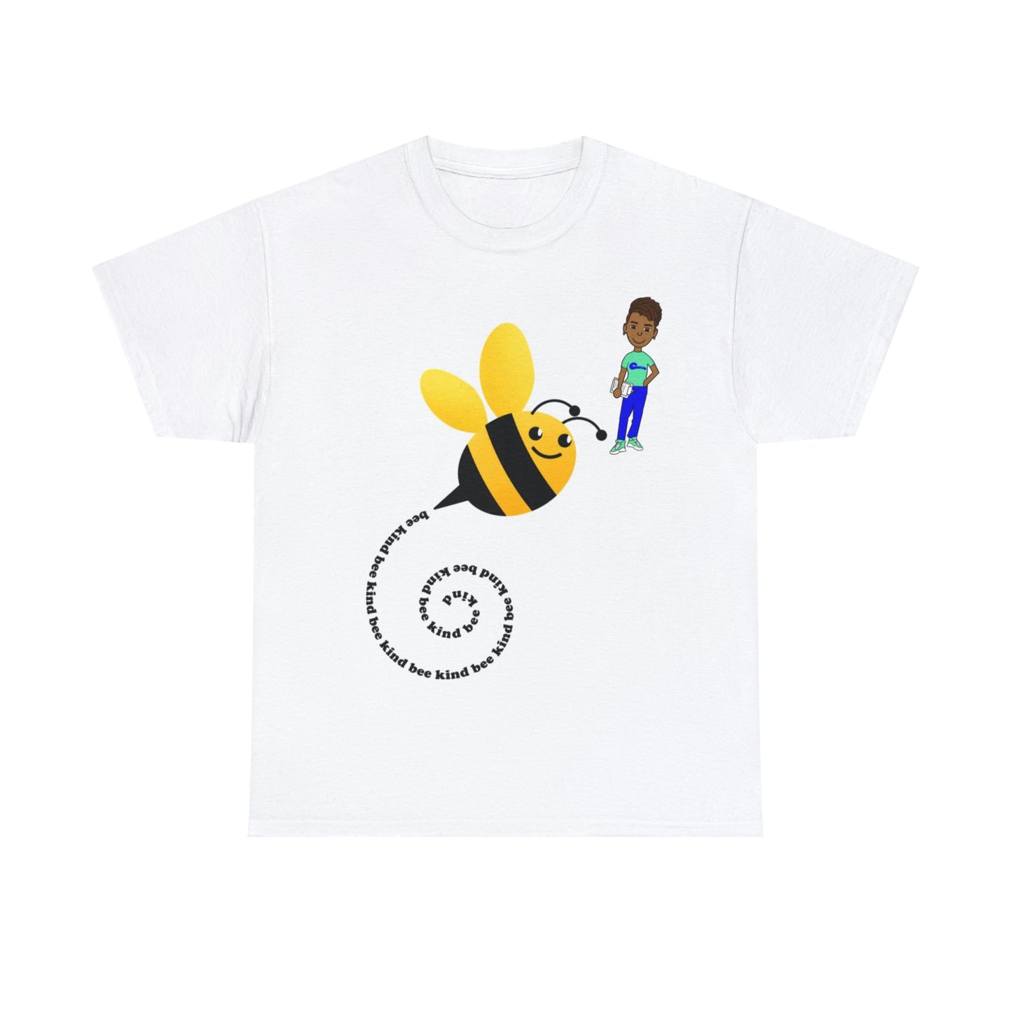 Bee Kind- Bumble Bee Unisex Heavy Cotton Tee