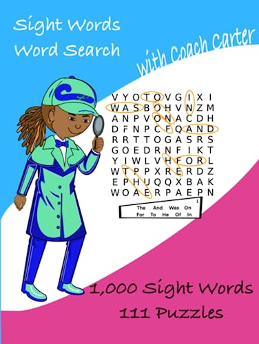 Sight Words Word Search with Coach Carter