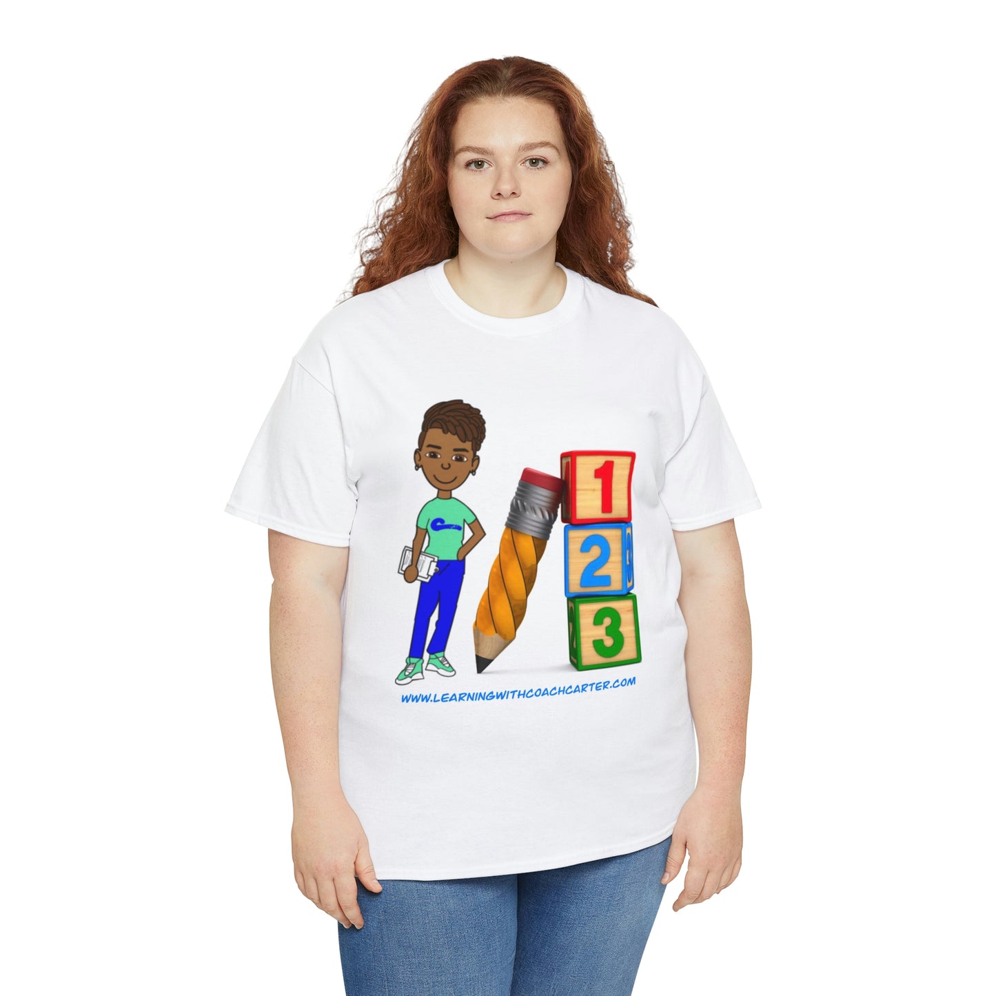 Coach Carter 1, 2, 3-Unisex Heavy Cotton Tee