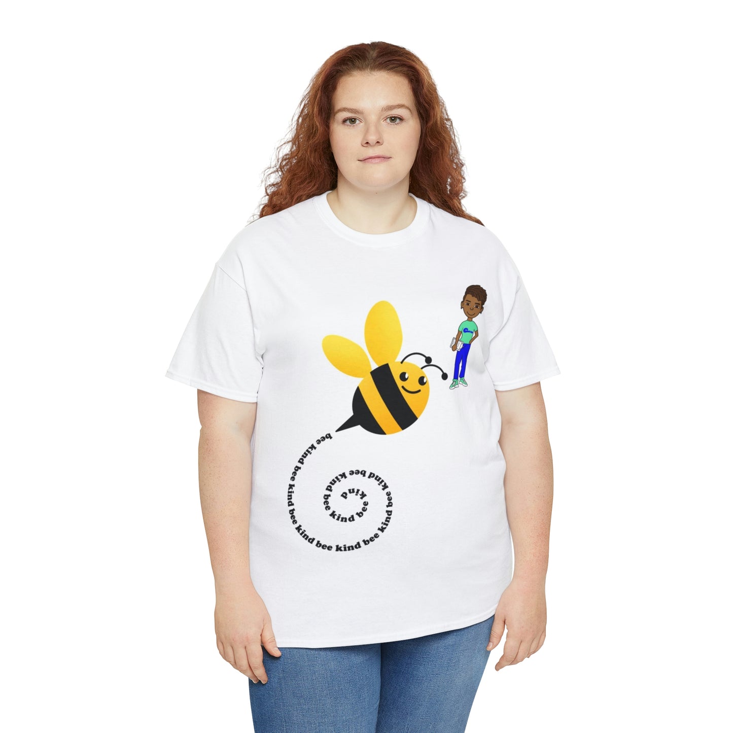 Bee Kind- Bumble Bee Unisex Heavy Cotton Tee