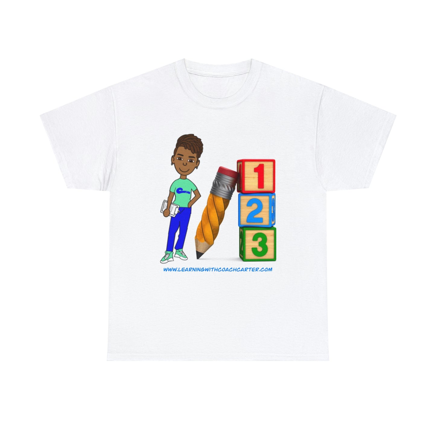 Coach Carter 1, 2, 3-Unisex Heavy Cotton Tee